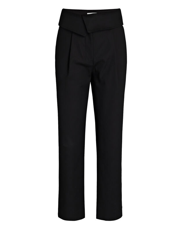 Coby Fold-Over Cotton-Blend Pants