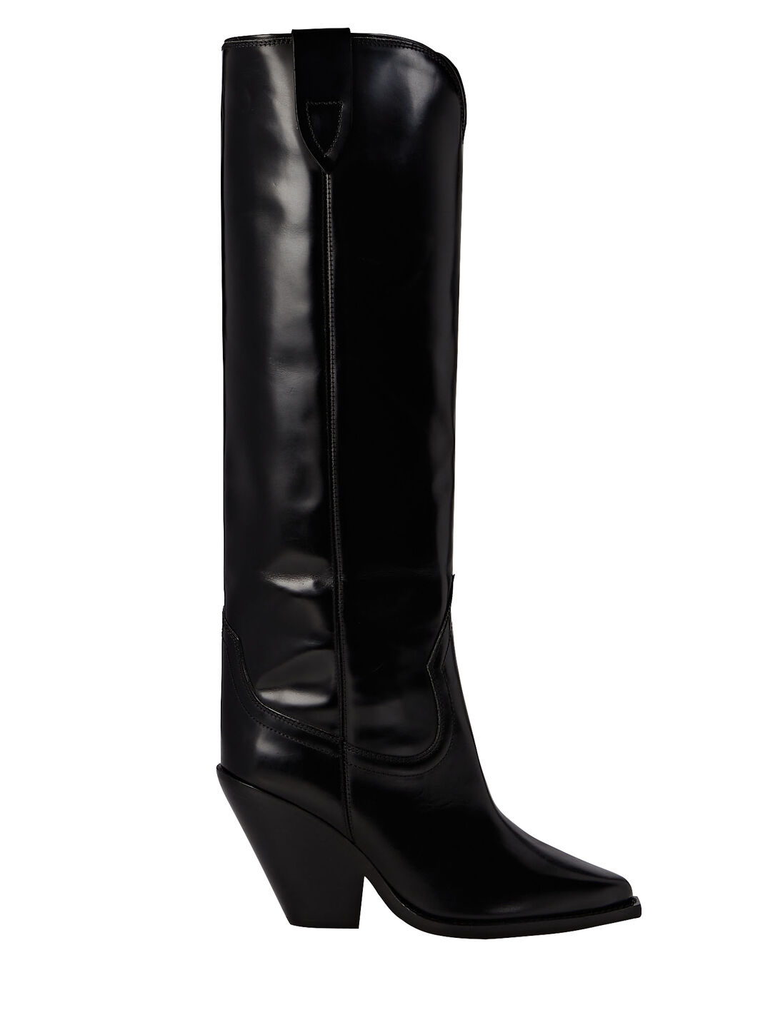 Isabel Marant Lomero Leather Boots Black | INTERMIX®