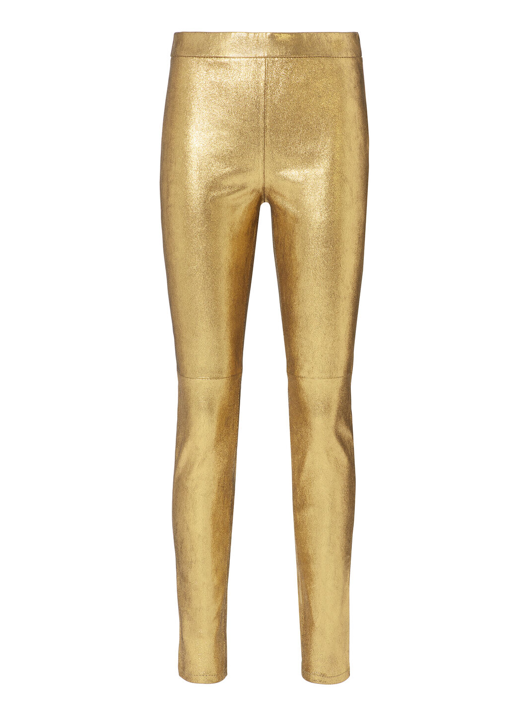 Hartley Stretch Gold Leather Leggings