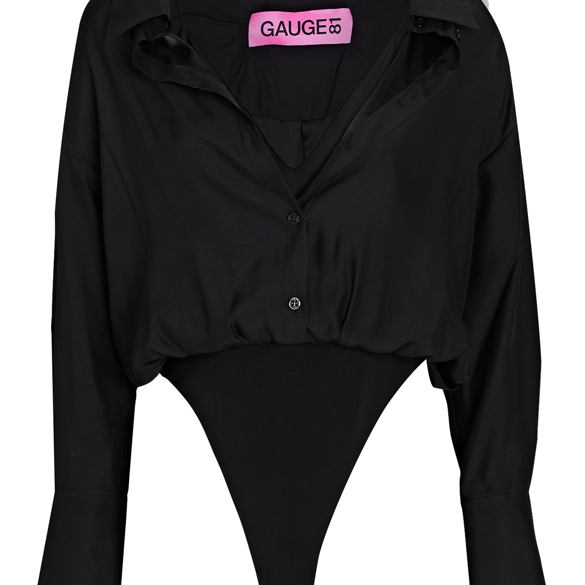 Gauge81 Kura Silk Button-Down Bodysuit
