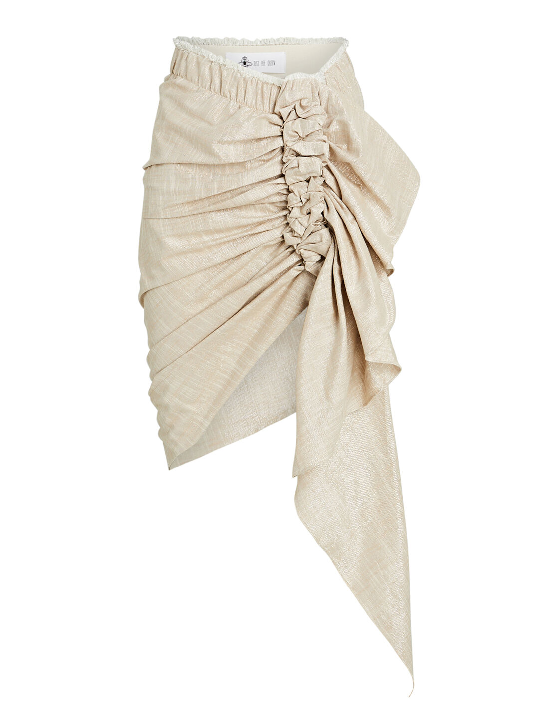 Tulum Ruched High-Low Skirt