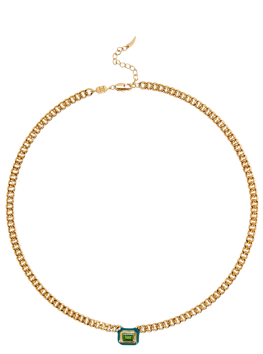18k Gold-Plated Floating Pendant Necklace