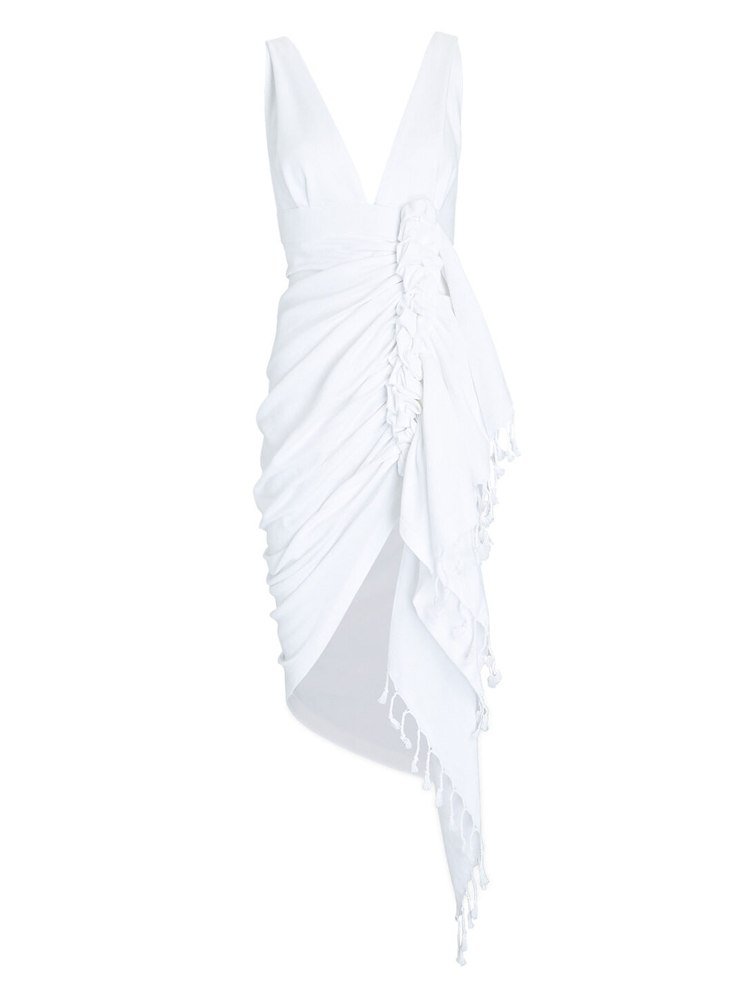 Tulum Ruffled Cotton Dress