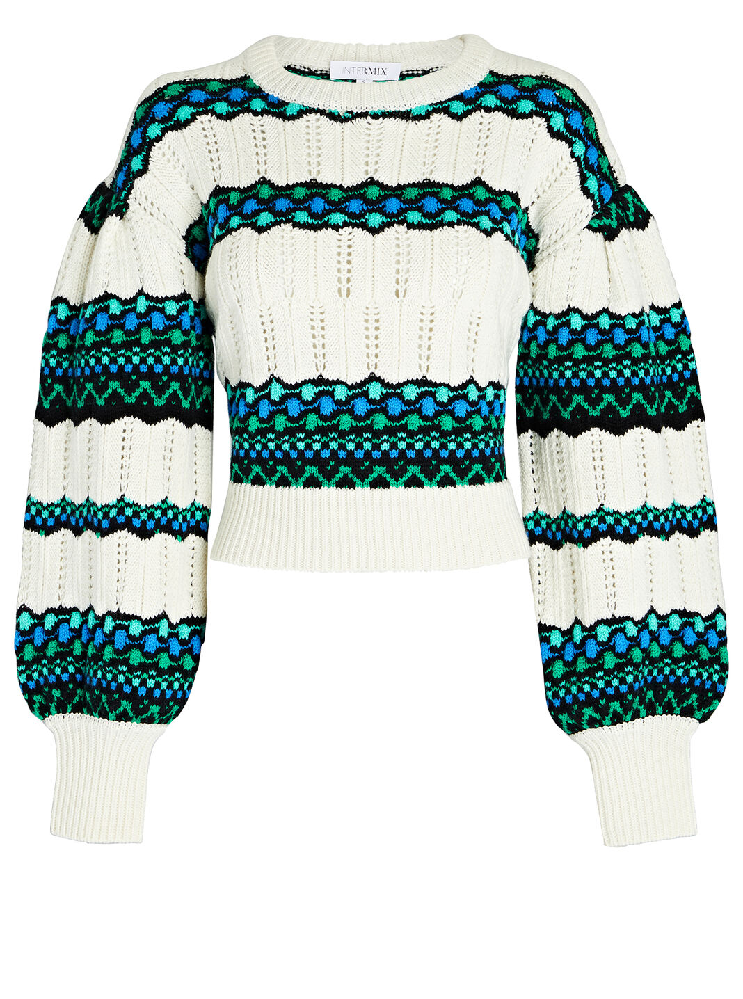 Christa Striped Wool-Cashmere Sweater