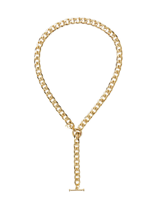 Curb Chain Link Toggle Necklace
