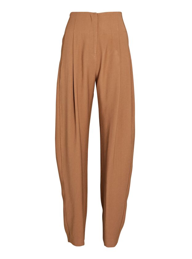 Pleated High-Rise Trousers