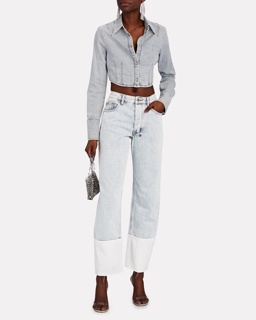 Buy Tucked Crop Shirt Muse