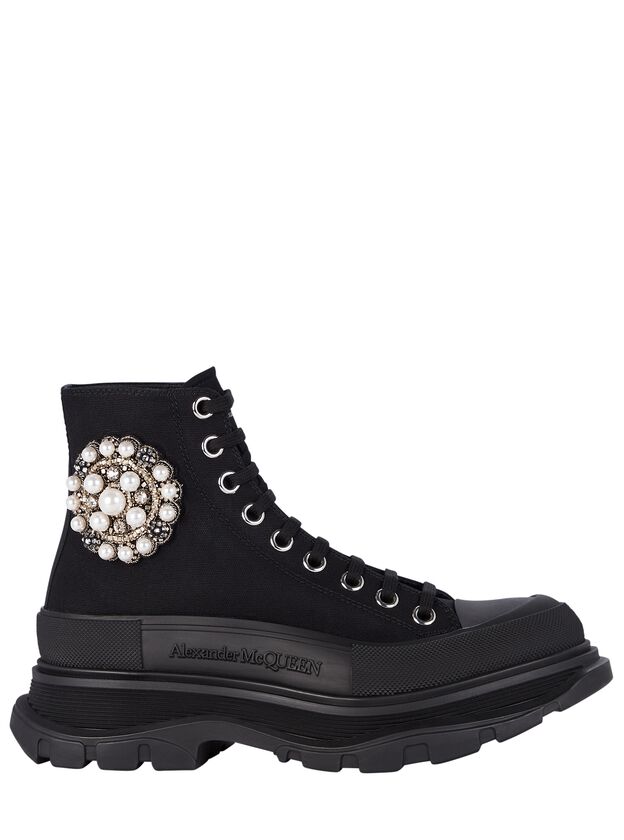 Tread Slick Lace-Up Canvas Boots