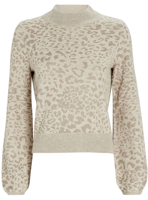 Tilda Leopard Jacquard Sweater