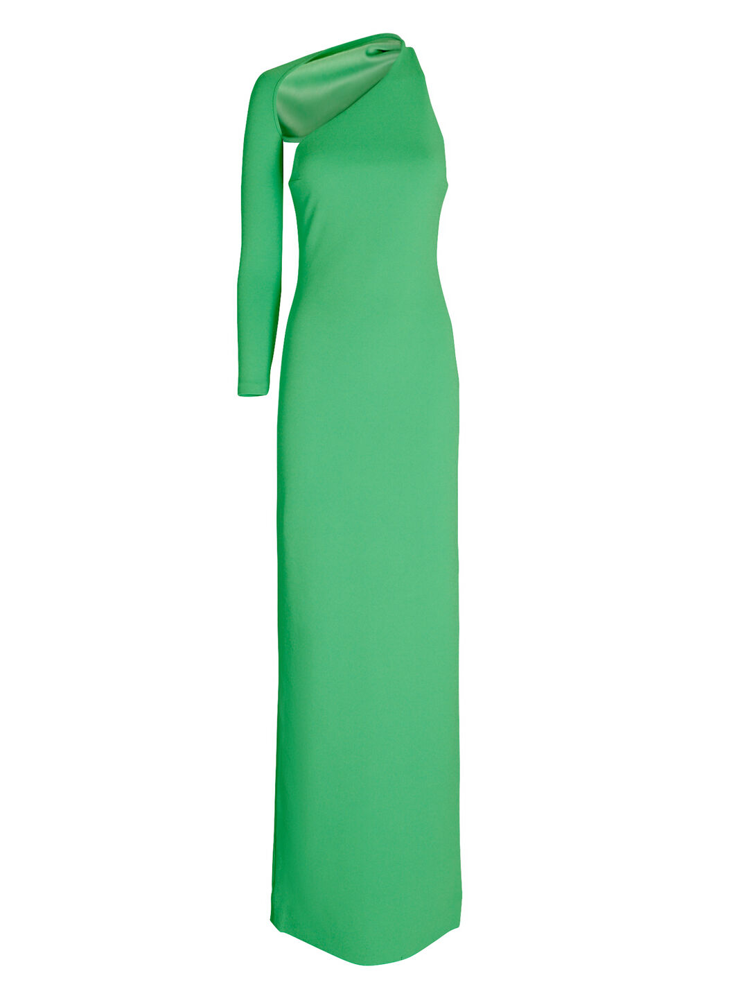 Saren One-Shoulder Crepe Maxi Dress