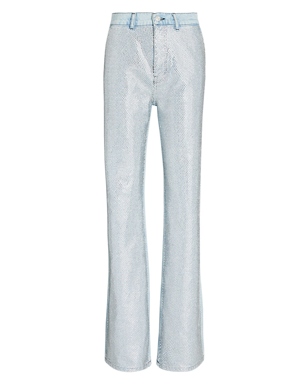 råd Insister Express FRAME Le Jane High-Rise Embellished Jeans In Blue | INTERMIX®