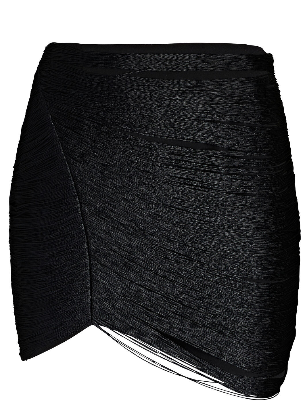 Jonathan Simkhai Barrett Tinsel Fringe Dress - Black