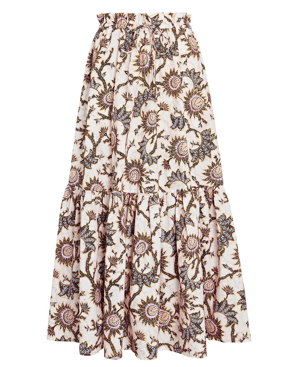 A.L.C. Francis Floral Poplin Maxi Skirt | INTERMIX®