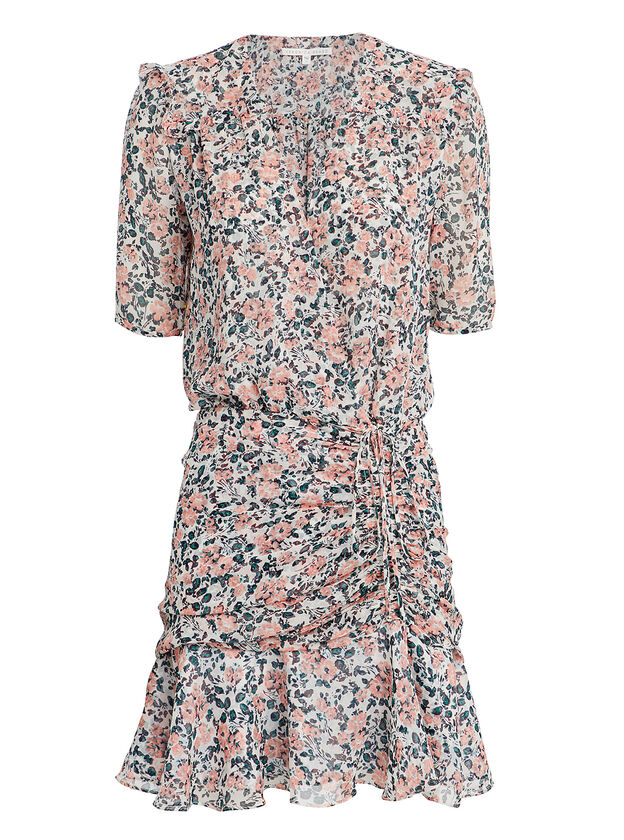 Dakota Chiffon Gardenia Mini Dress