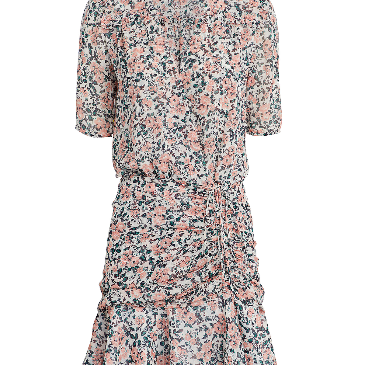 Dakota Chiffon Gardenia Mini Dress
