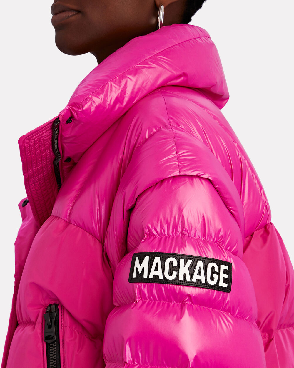Mackage Vesna Puffer Down Jacket In Pink | INTERMIX®