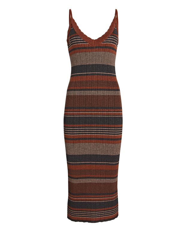Sandi Striped Knit Tank Dress