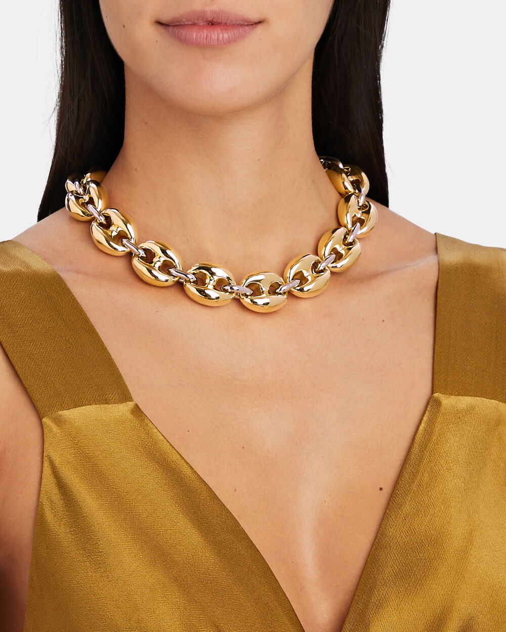Paco Rabanne X Eight Mixed Metal Necklace | INTERMIX®