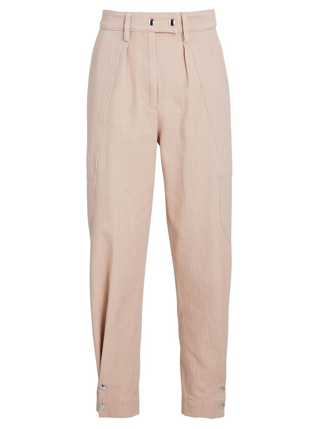 Viklay High-Rise Cotton Trousers