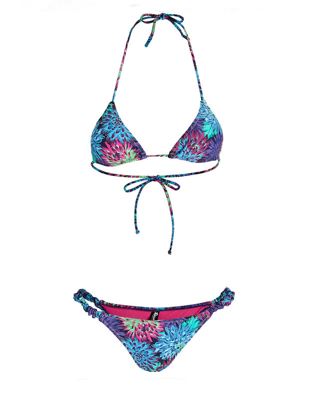 Scrunchie Floral Bikini Set