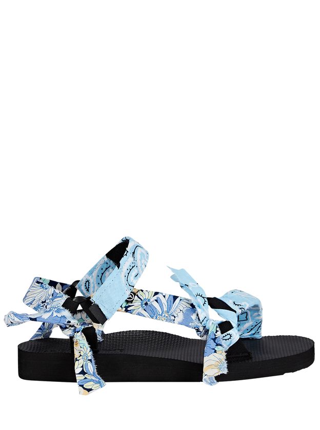 Trekky Floral Bandana Knotted Sandals