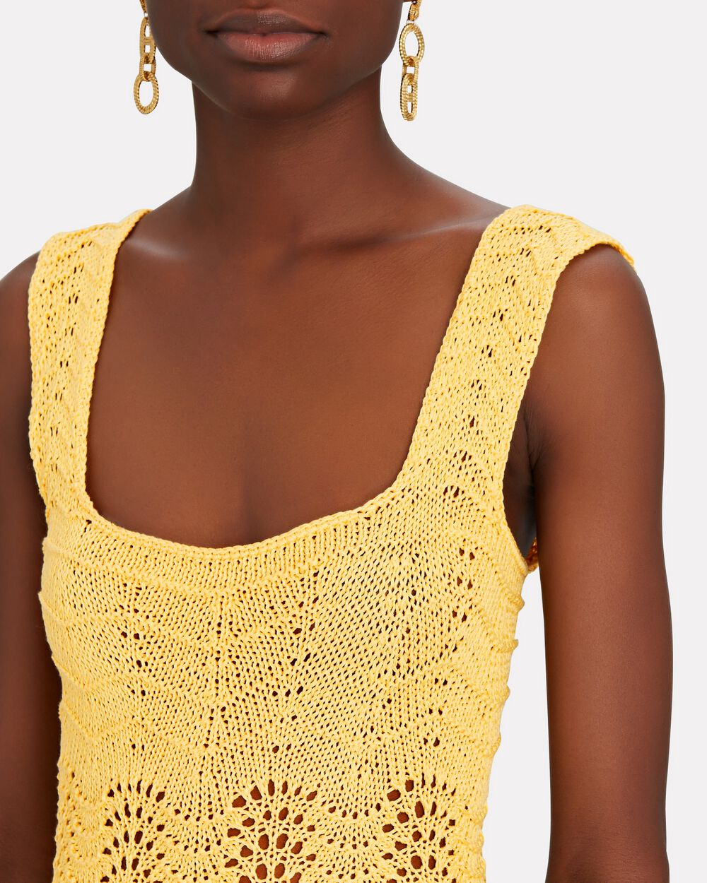 SAVANNAH MORROW Jamaica crocheted Pima cotton mini dress