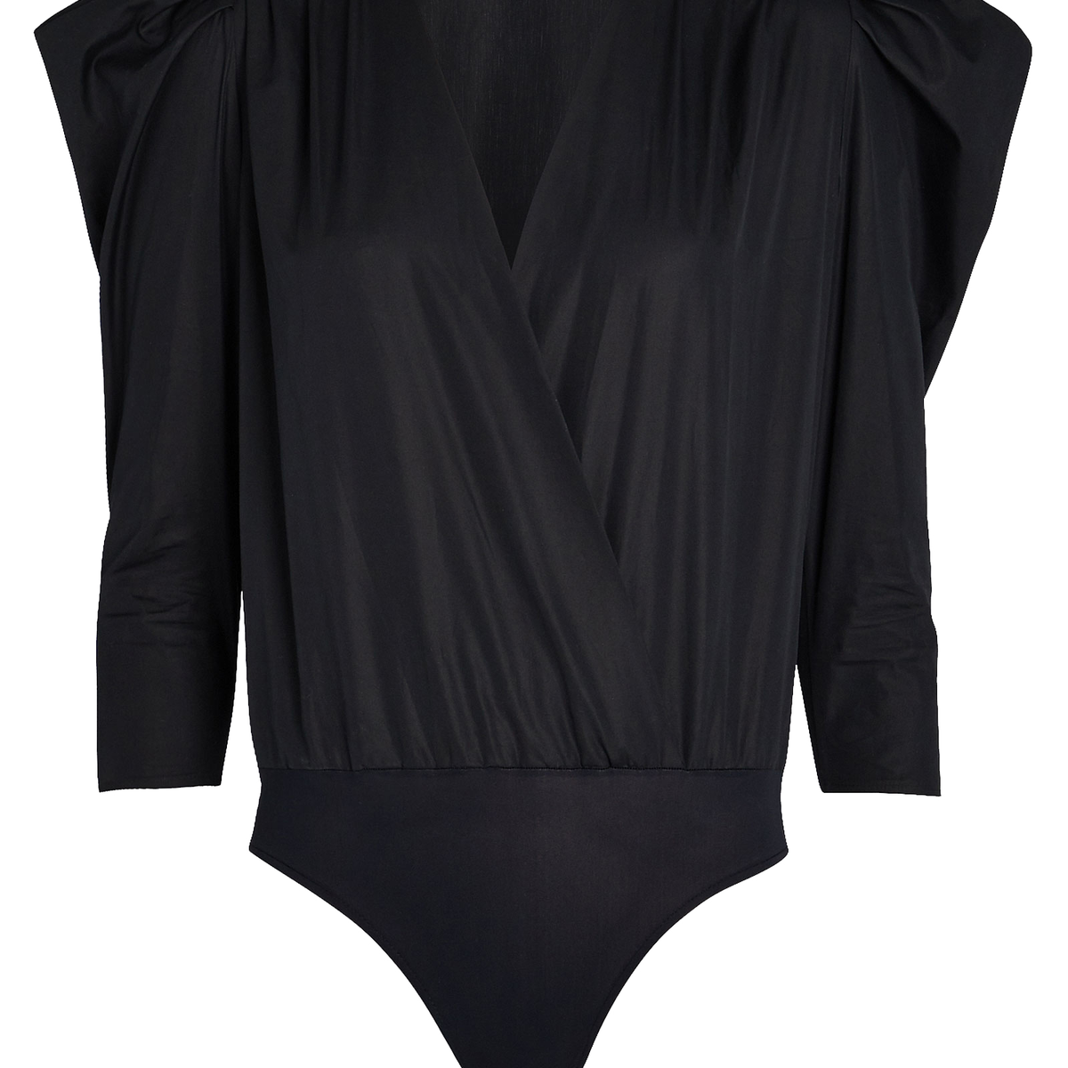 Zeynep Arcay | Puff Sleeve Wrap Bodysuit | INTERMIX®