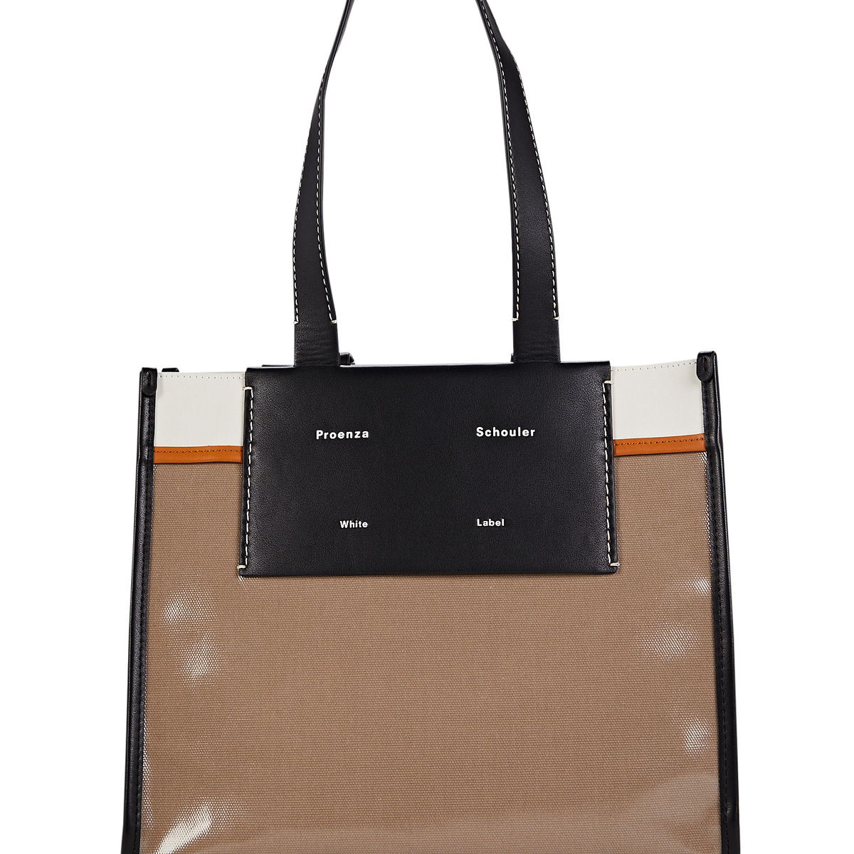 PROENZA SCHOULER WHITE LABEL Accordion color-block leather shoulder bag