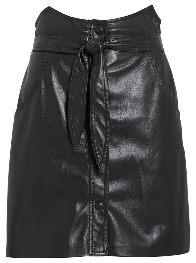 Chai Vegan Leather Mini Skirt
