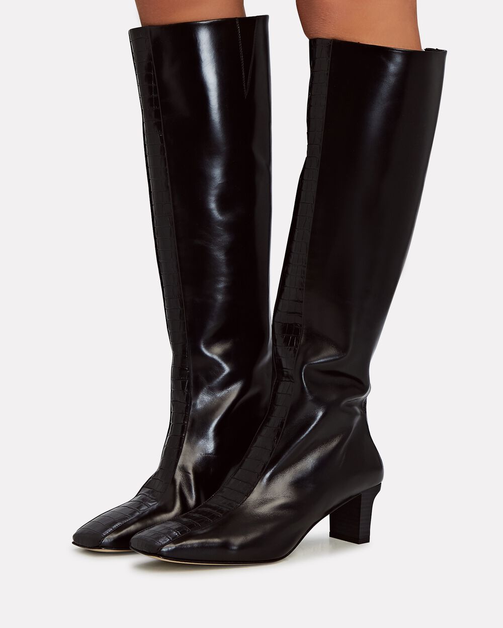 Aeyde Ophelia Leather Knee-High Boots | INTERMIX®
