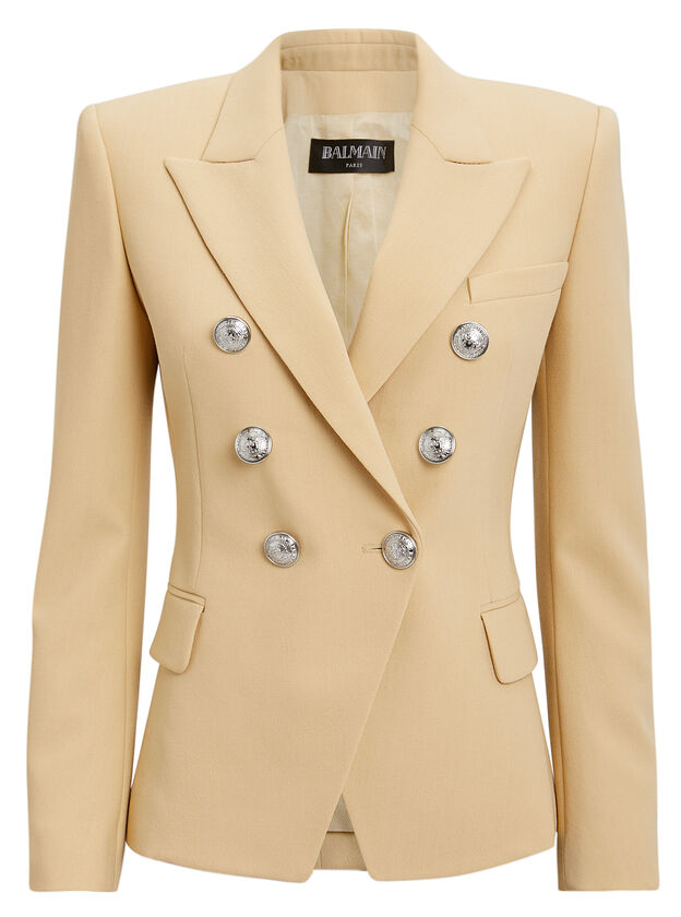 Sable Classic Double-Breasted Blazer