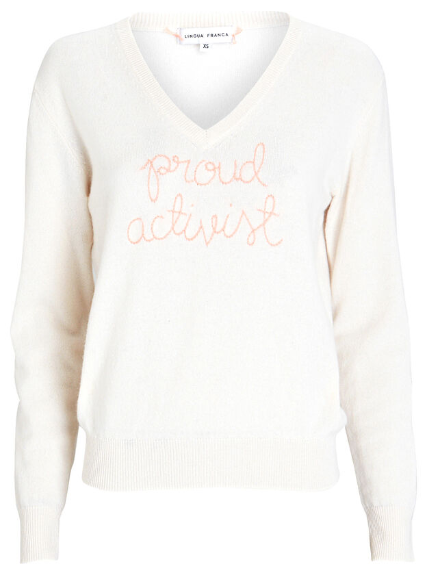 Proud Activist Cashmere Sweater
