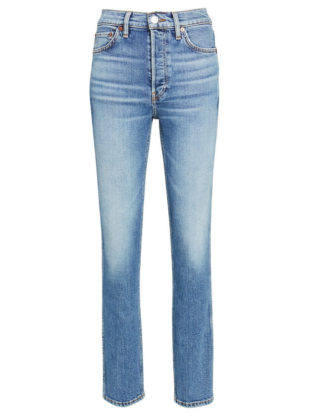 80s Slim Straight-Leg Jeans
