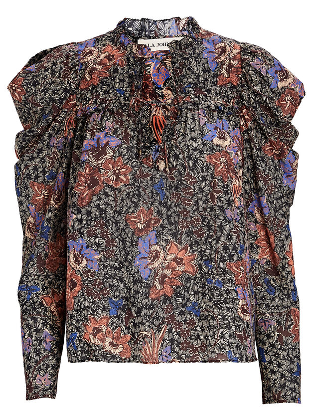 Remy Puff Sleeve Floral Blouse