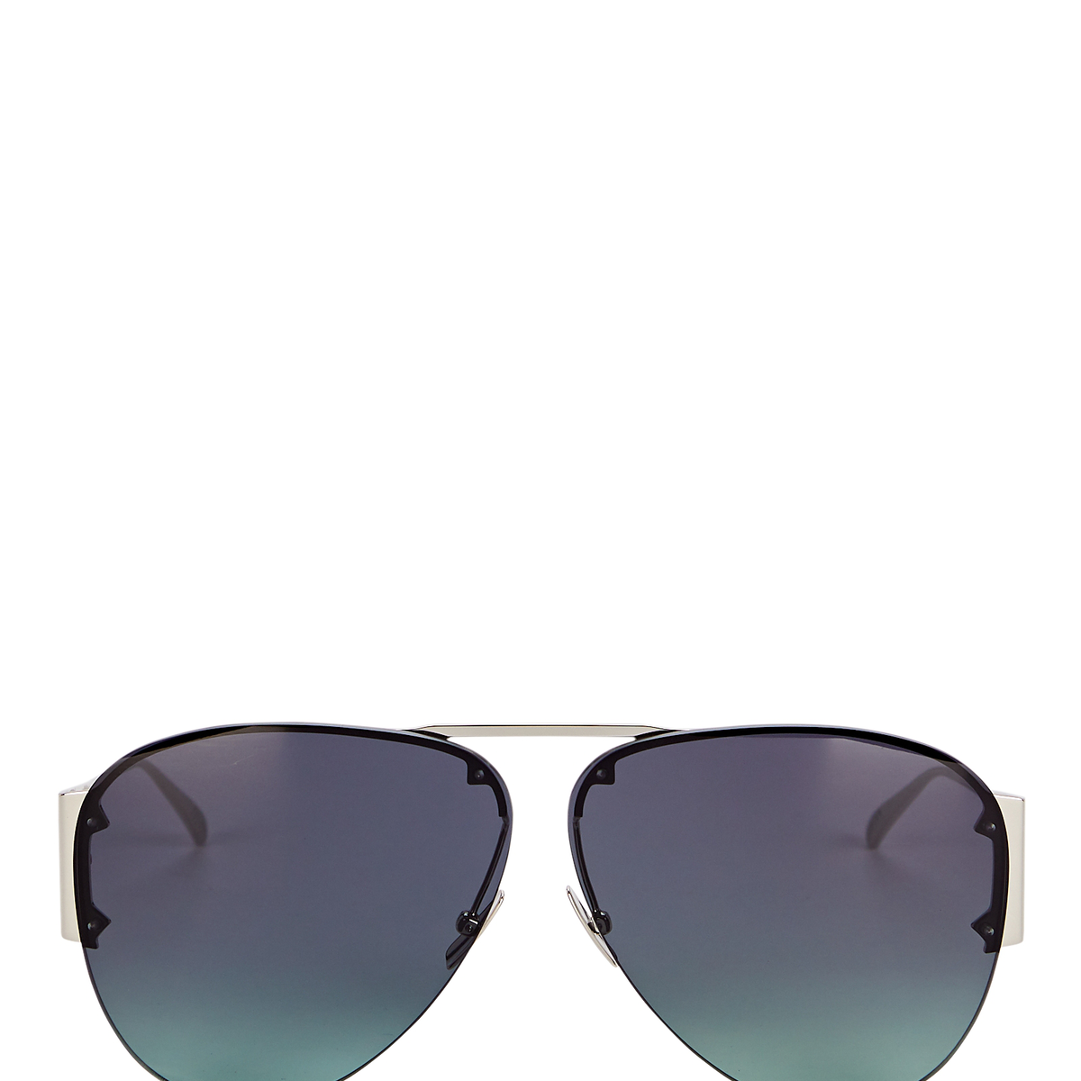 Shop BOTTEGA VENETA Rim aviator sunglasses (733994V44508043,  733994V44503349, 733994V44508107) by 縁-enishi