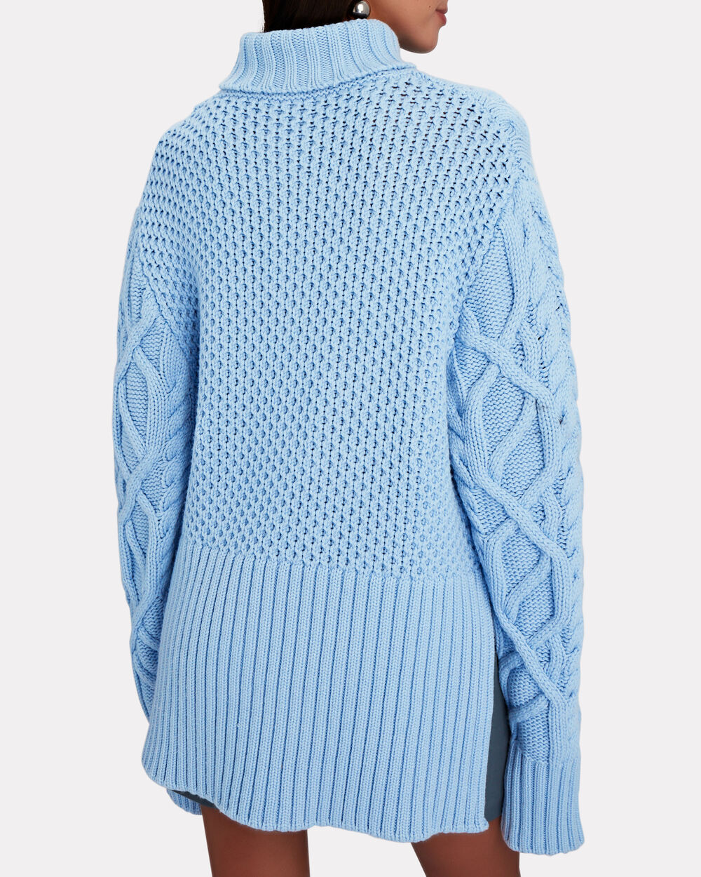 Aknvas Beha Rue Turtleneck Sweater In Blue