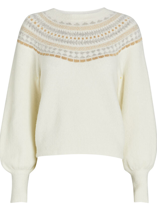 Ari Nordic Wool-Blend Sweater