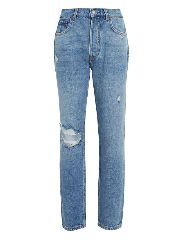 Billy Distressed High-Rise Jeans