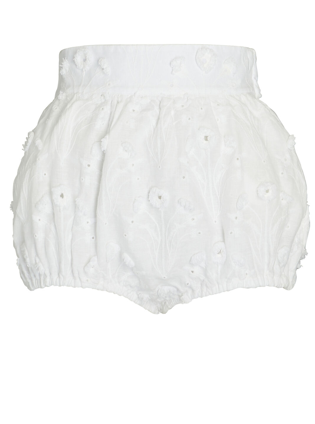Lulo Embroidered Linen Shorts