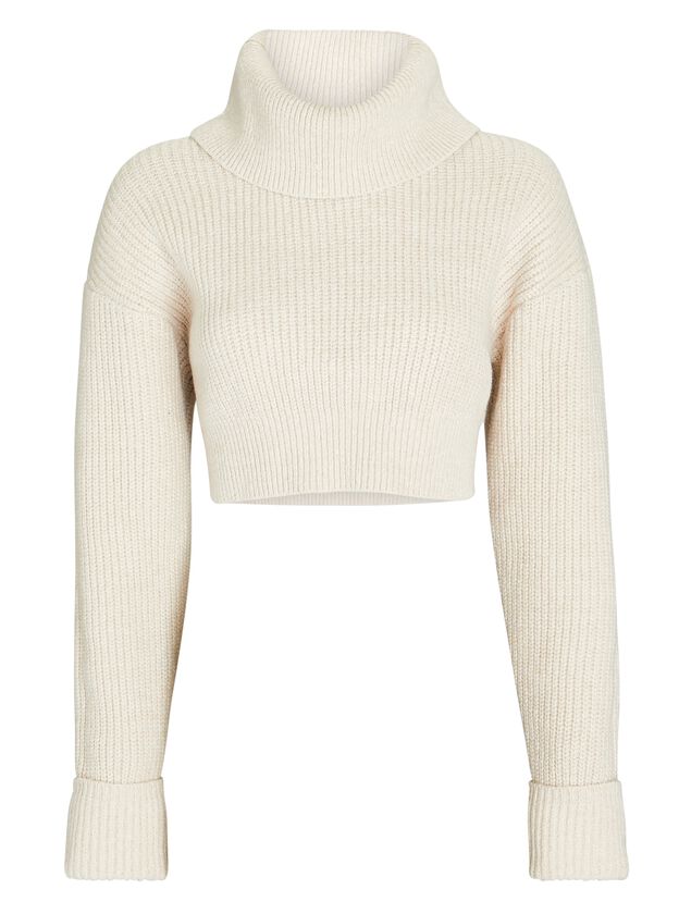 Maddie Cropped Turtleneck Sweater