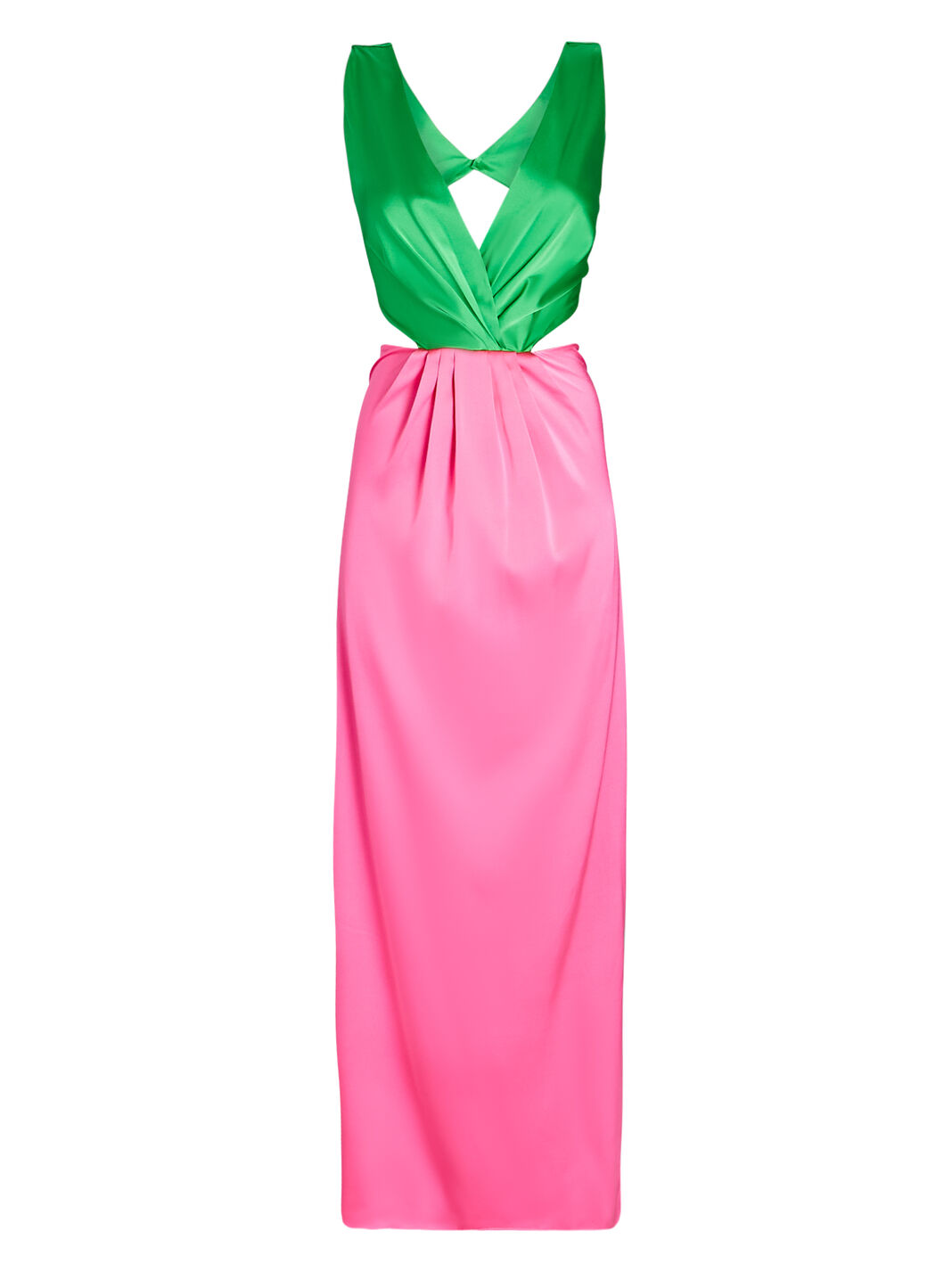 Rosie Cut-Out Two-Tone Gown