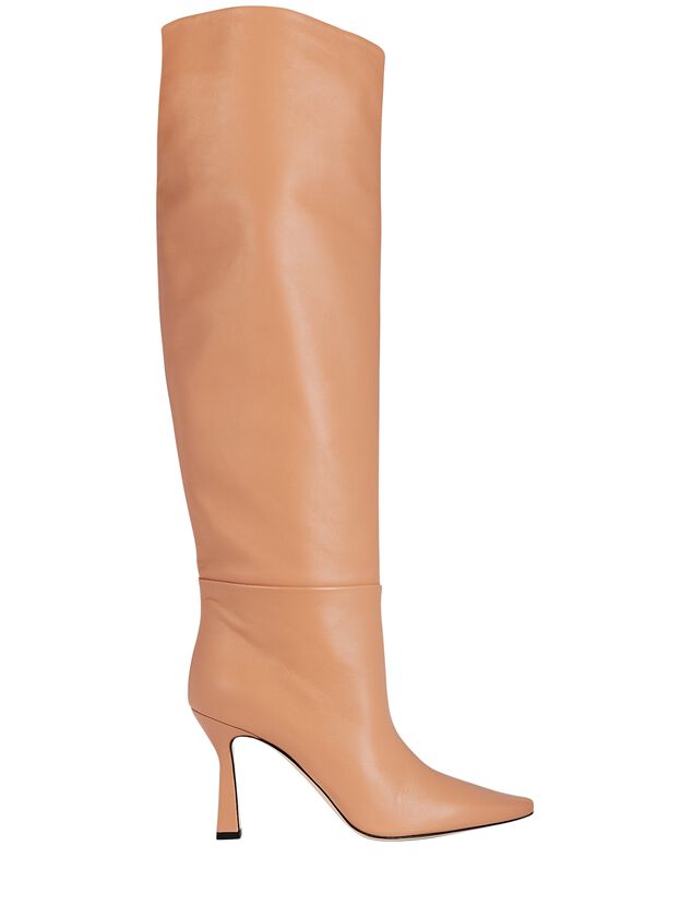 Lina Leather Knee-High Boots