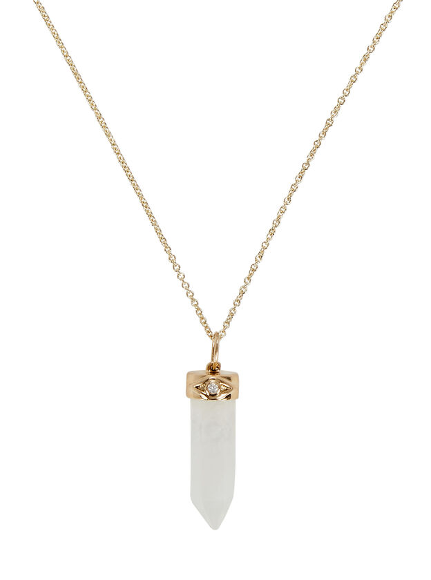 Crystal Charm Pendant Necklace