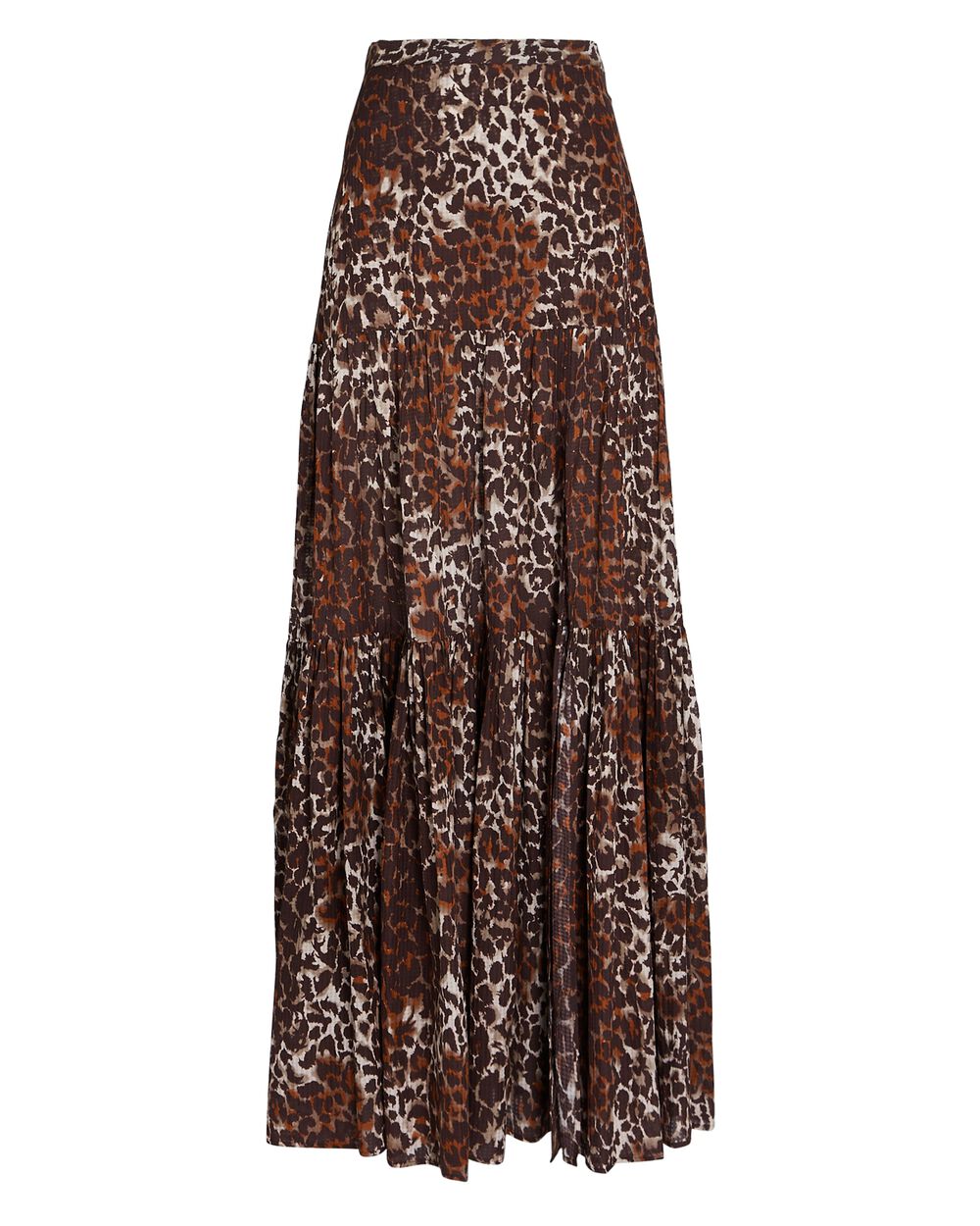 Veronica Beard Serence Leopard Cover-Up Maxi Skirt | INTERMIX®