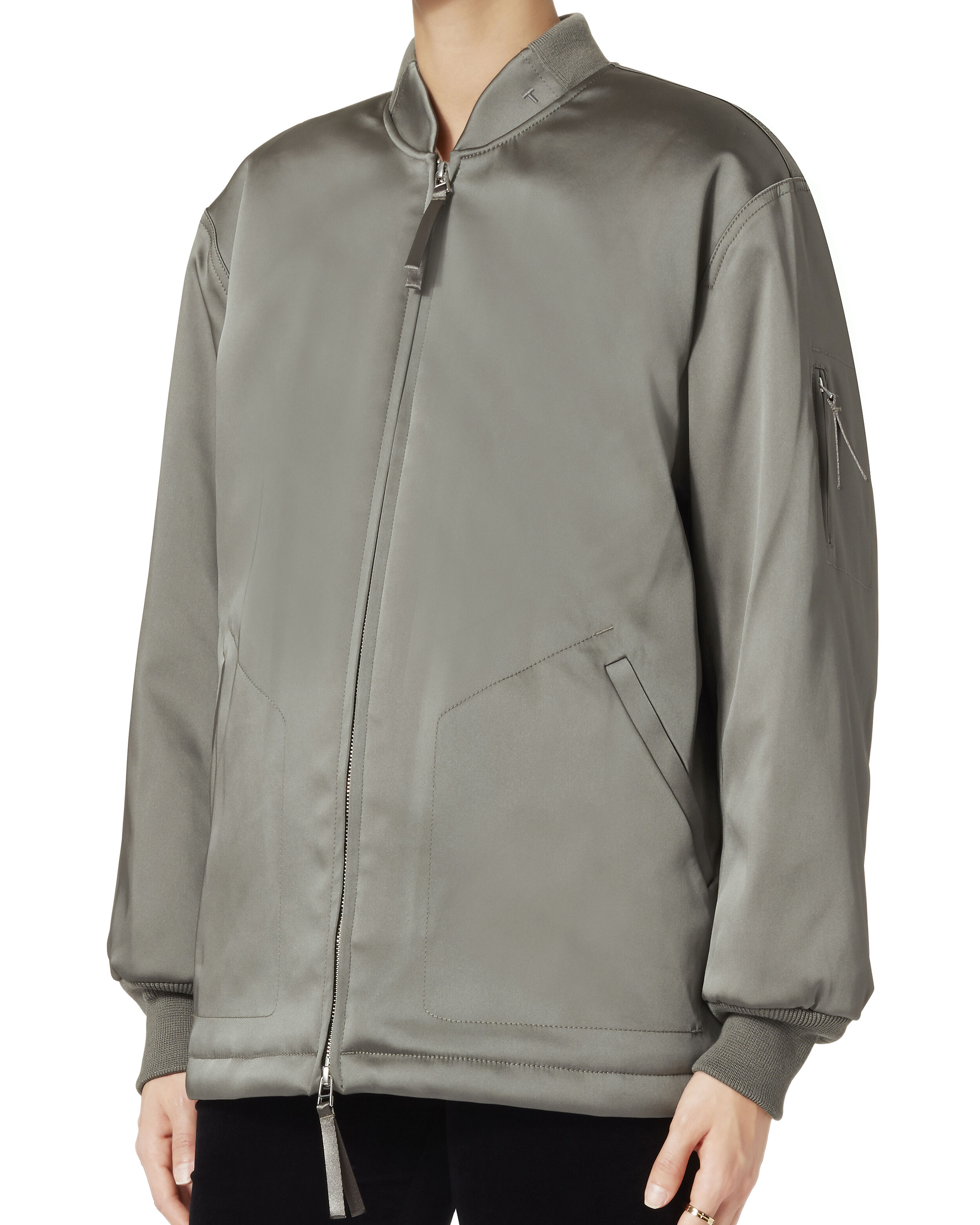 T by Alexander Wang Water Resistant Bomber Jacket - INTERMIX®