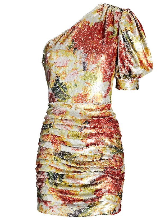 Eden Sequin One-Shoulder Mini Dress