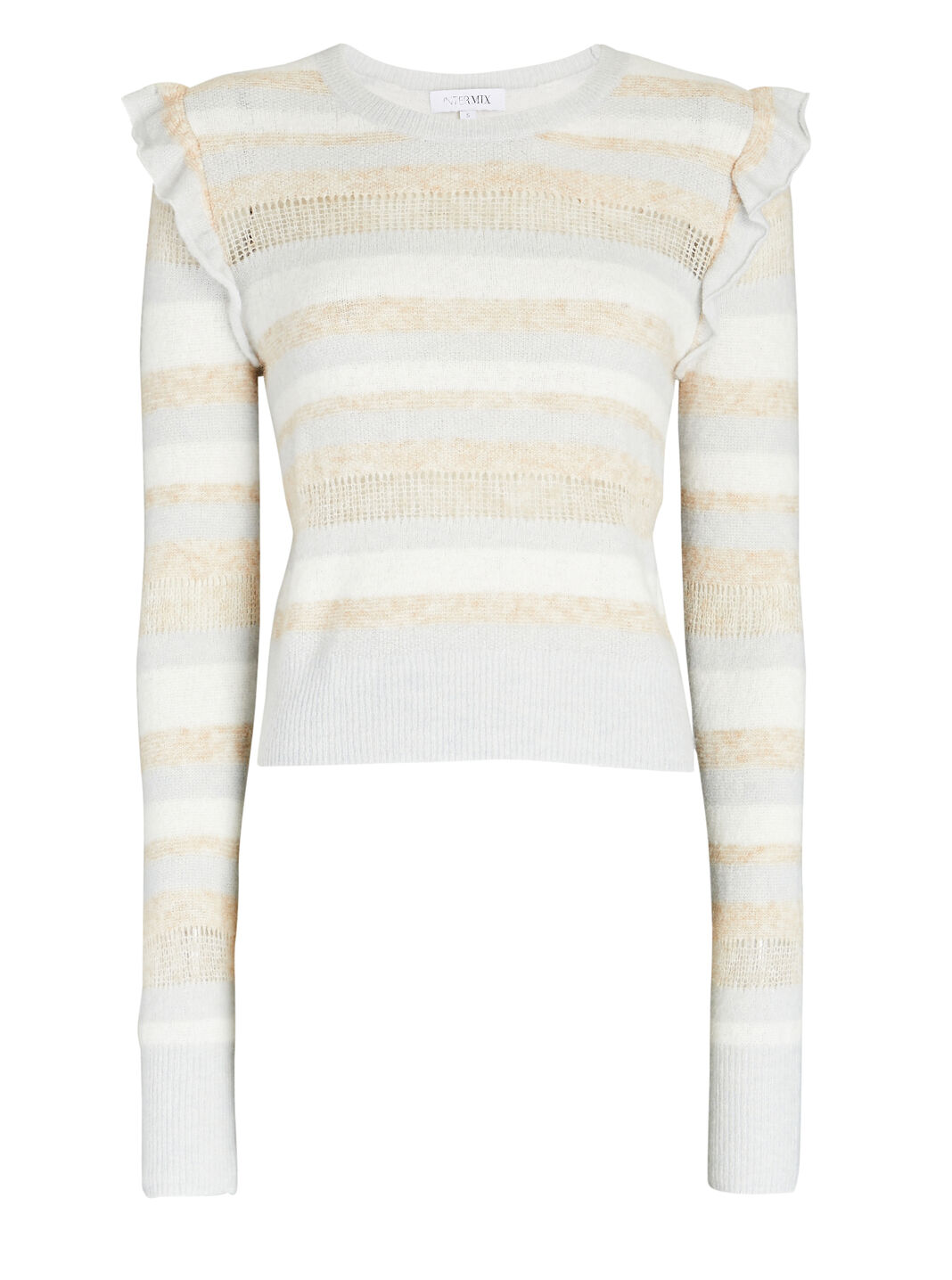 Elmore Open-Knit Striped Sweater