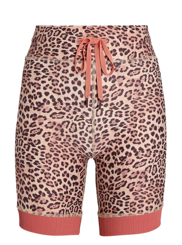Spin Leopard Biker Shorts