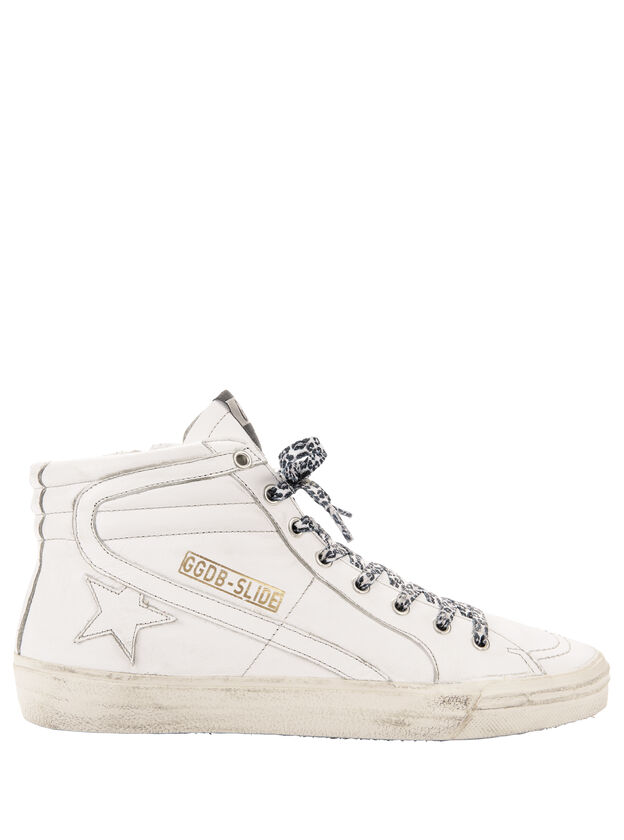 White Slide Sneakers