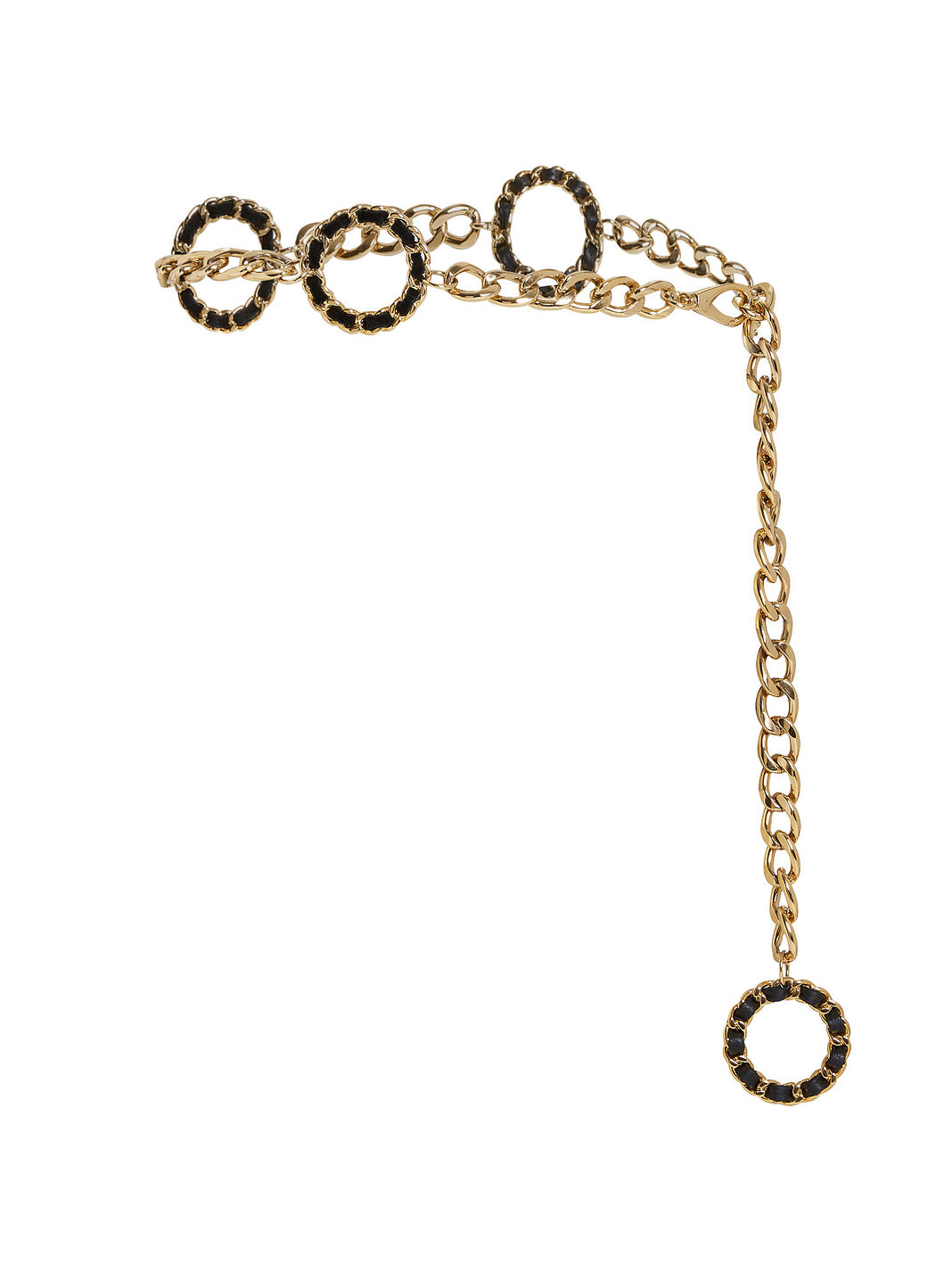 Accessories, Gold Loop Chain Belt